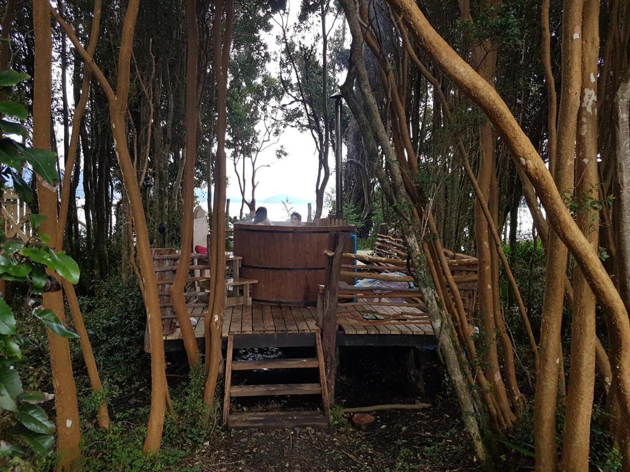 Cabanas Torre Huillinco Bagian luar foto
